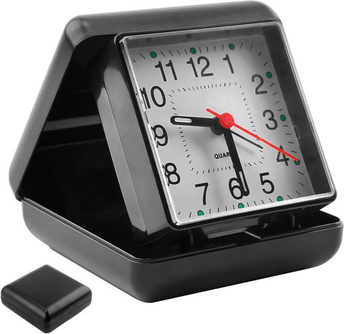 Folding travel alarm - folding, clock