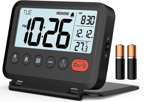 Travel alarm clock level - travel, clock: