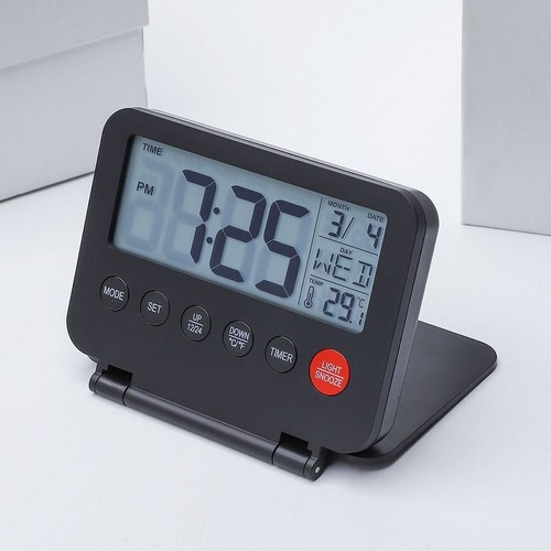 Travel foldable clock with - foldable,