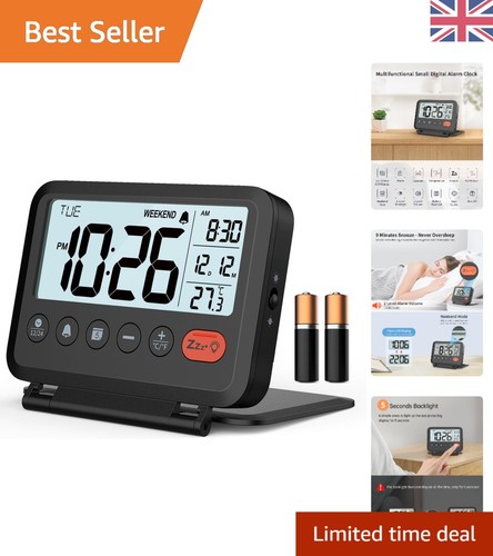 Compact travel alarm clock - travel,