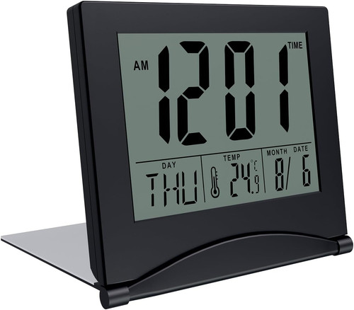 Digital clock lcd travel alarm - digital,