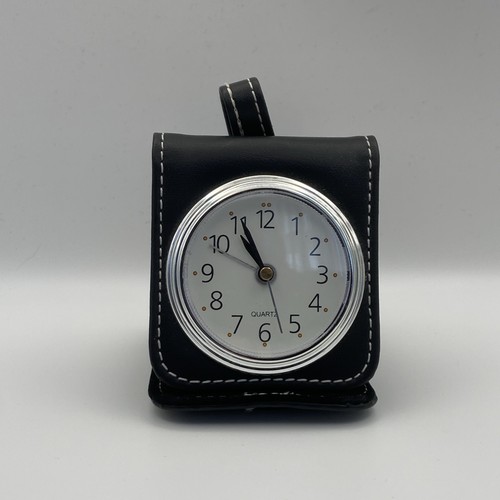 Travel alarm clock black - travel,