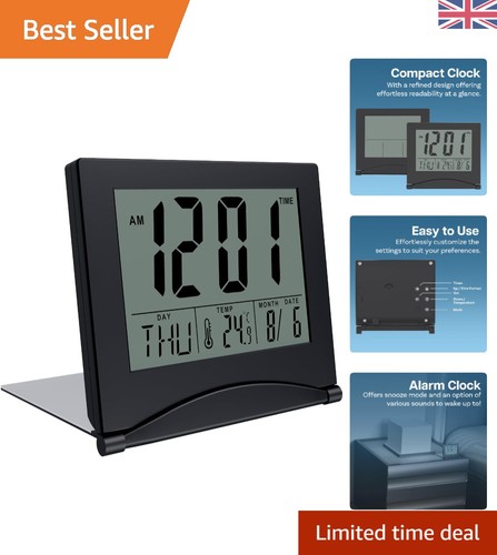Foldable lcd digital alarm - lcd,