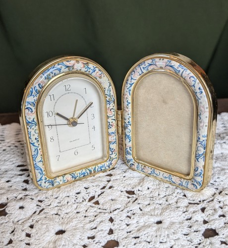 Vintage folding travel alarm - folding,