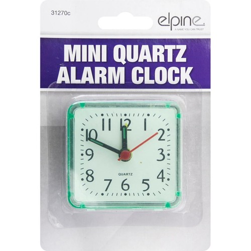 Elpine mini quartz alarm - mini, clock