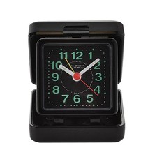 Travel Alarm Clock Black