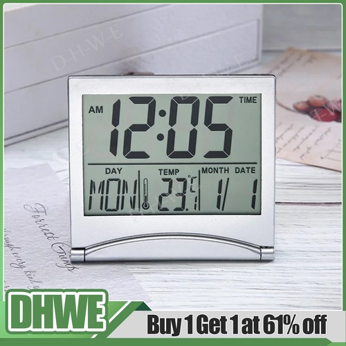 Folding lcd digital alarm - digital,