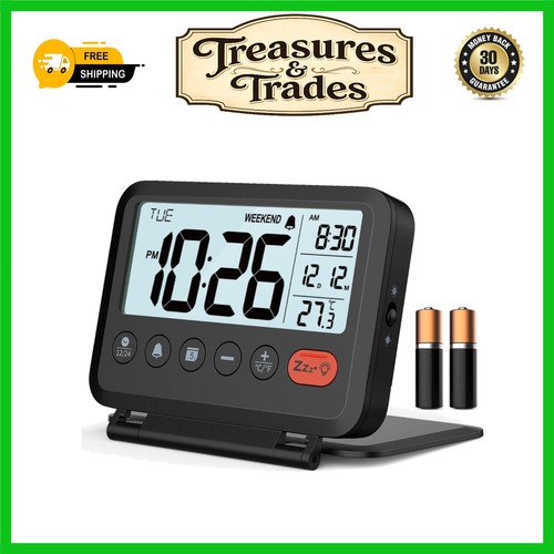 Portable digital travel alarm - digital,
