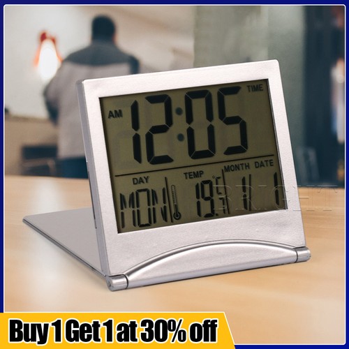 Folding lcd digital alarm - lcd,