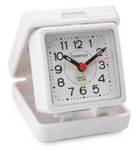 Folding travel alarm clock - folding,