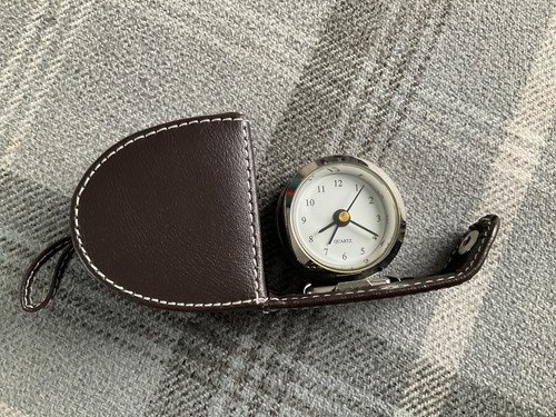Folding travel alarm - folding, clock